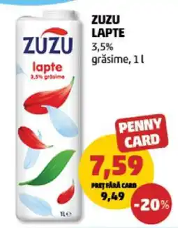 Penny ZUZU Lapte Ofertă