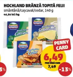 Penny HOCHLAND Brânză topită felii Ofertă