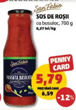 Penny San Fabio Sos de Roșii cu busuioc, 700 g Ofertă