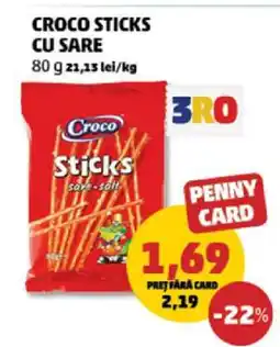 Penny Croco Sticks cu Sare Ofertă