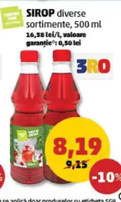 Penny SIROP diverse sortimente, 500 ml Ofertă