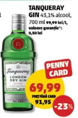 Penny TANQUERAY Gin Ofertă