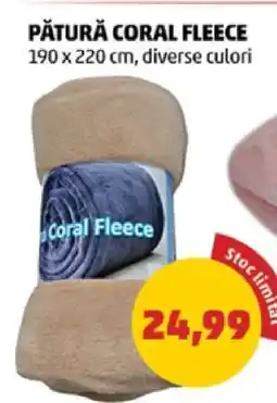 Penny Pătură Coral Fleece Ofertă