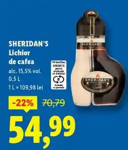 Lidl SHERIDAN'S Lichior de cafea Ofertă