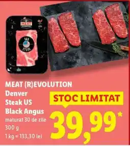 Lidl Meat (R)evolution Denver Steak US Black Angus Ofertă