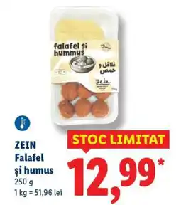 Lidl ZEIN Falafel și humus Ofertă
