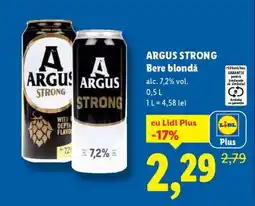 Lidl ARGUS STRONG Bere blondă Ofertă