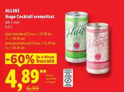 Lidl ALLINI Hugo Cocktail aromatizat Ofertă