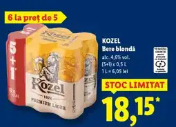 Lidl KOZEL Bere blondă Ofertă