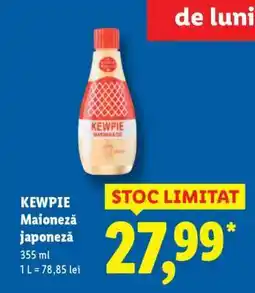 Lidl KEWPIE Maioneză japoneză Ofertă