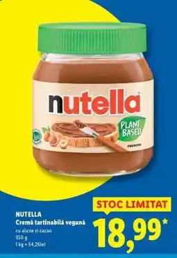 Lidl Nutella Ofertă