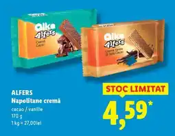 Lidl ALFERS NAPOLITANE CREMĂ Ofertă
