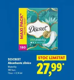 Lidl DISCREET Absorbante zilnice Ofertă
