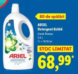 Lidl ARIEL Detergent lichid Ofertă