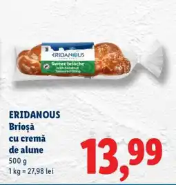 Lidl ERIDANOUS Brioșă cu cremă de alune Ofertă