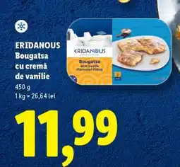 Lidl ERIDANOUS Bougatsa cu cremă de vanilie Ofertă