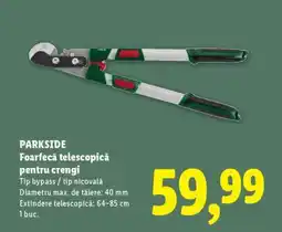 Lidl PARKSIDE Foarfecă telescopică pentru crengi Ofertă
