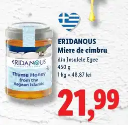 Lidl ERIDANOUS Miere de cimbru Ofertă