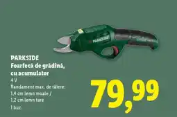Lidl PARKSIDE Foarfecă de grădină, cu acumulator Ofertă