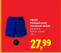 Lidl CRIVIT Pantaloni scurți funcționali, bărbați Ofertă