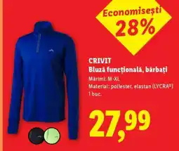 Lidl CRIVIT Bluza funcțională, bărbați Ofertă