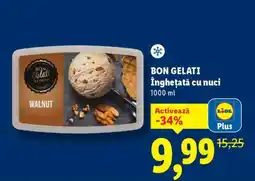 Lidl BON GELATI Înghețată cu nuci Ofertă