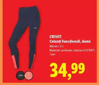 Lidl CRIVIT Colanți funcționali, damă Ofertă
