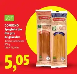 Lidl COMBINO Spaghete bio din griș de grâu dur Ofertă