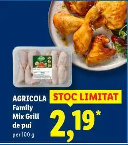 Lidl AGRICOLA Family Mix Grill de pui Ofertă