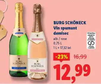 Burg Schöneck Vin spumant demisec