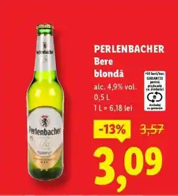 Lidl Perlenbacher Bere blondă Ofertă