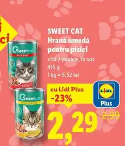 Lidl SWEET CAT Hrană umedă pentru pisici Ofertă