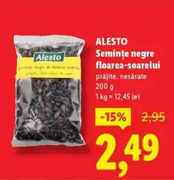 Lidl ALESTO Semințe negre floarea-soarelui Ofertă