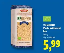 Lidl Combino Paste kritharaki bio Ofertă