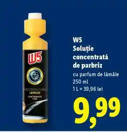 Lidl W5 Soluție concentrată de parbriz Ofertă