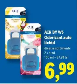 Lidl AIR BY W5 Odorizant auto lichid Ofertă