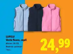 Lidl LUPILU Vestă fleece, copii Ofertă