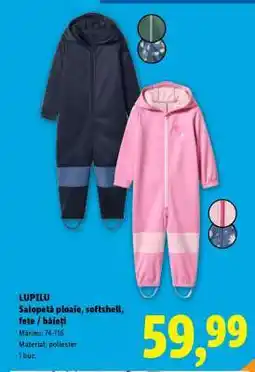 Lidl LUPILU Salopetă ploaie, softshell, fete / băieți Ofertă