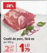 Carrefour Ceafă de porc fără os Ofertă