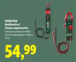 Lidl PARKSIDE Multimetru / Clește ampermetric Ofertă