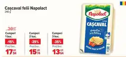 Carrefour Cașcaval felii Napolact Ofertă