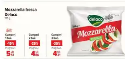 Carrefour Mozzarella fresca Delaco Ofertă