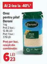 Carrefour Orez pentru pilaf Deroni Ofertă