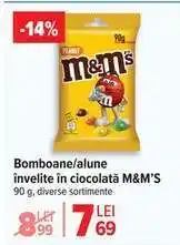 Carrefour Bomboane/alune învelite în ciocolată M&M’S Ofertă
