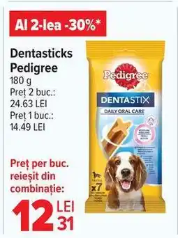 Carrefour Dentasticks Pedigree Ofertă