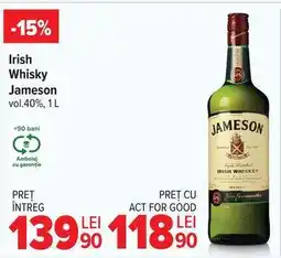 Carrefour Irish Whisky Jameson Ofertă
