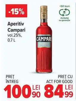 Carrefour Aperitiv Campari Ofertă