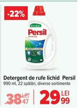 Carrefour Detergent de rufe lichid, Persil Ofertă
