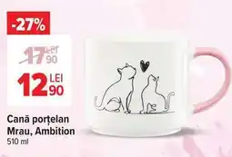 Carrefour Cană porțelan Mrau, Ambition Ofertă