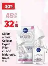 Carrefour Serum anti-rid Cellular Expert Filler cu acid hialuronic, Nivea Ofertă